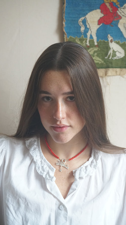 Coral Bead Necklace