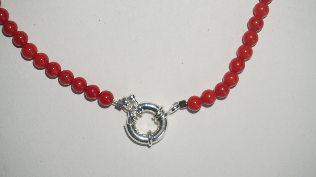 Coral Bead Necklace