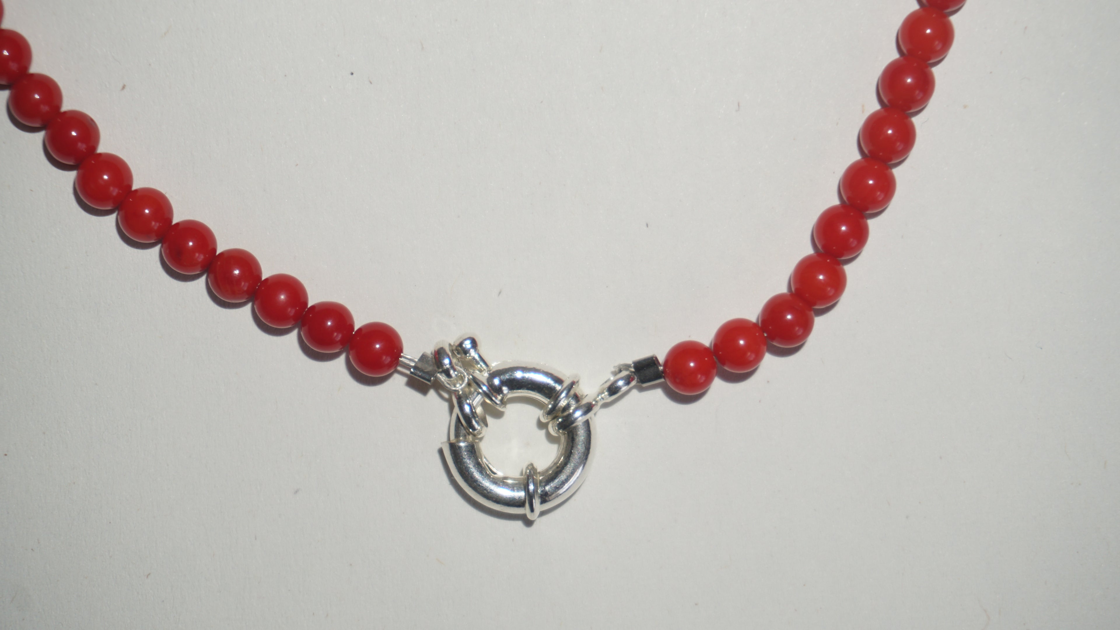 Coral Bead Necklace