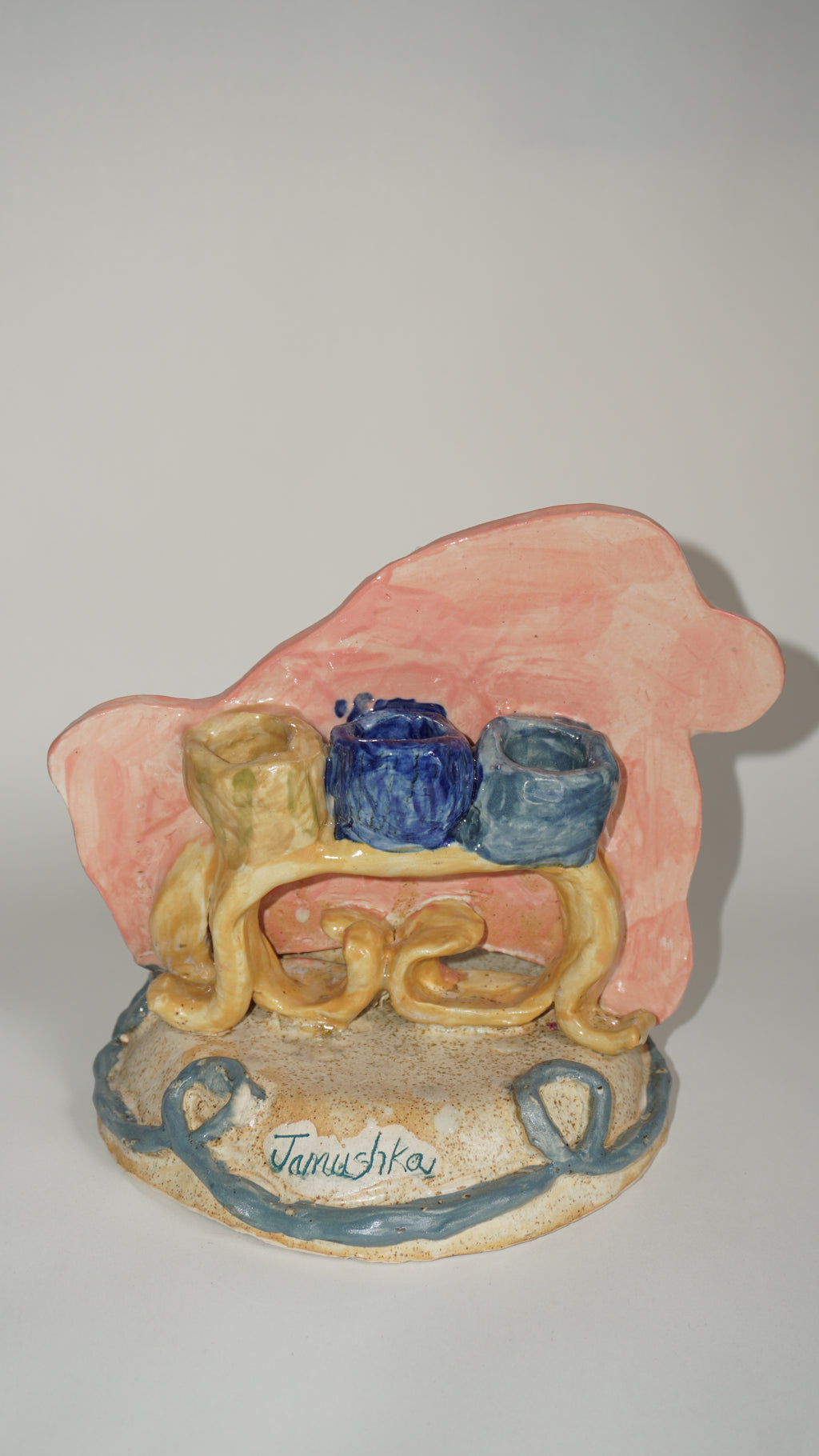 Dreaming Figure Candleholder