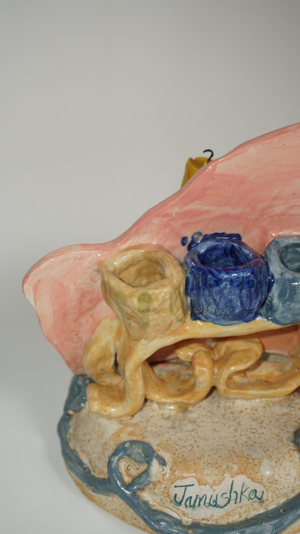 Dreaming Figure Candleholder