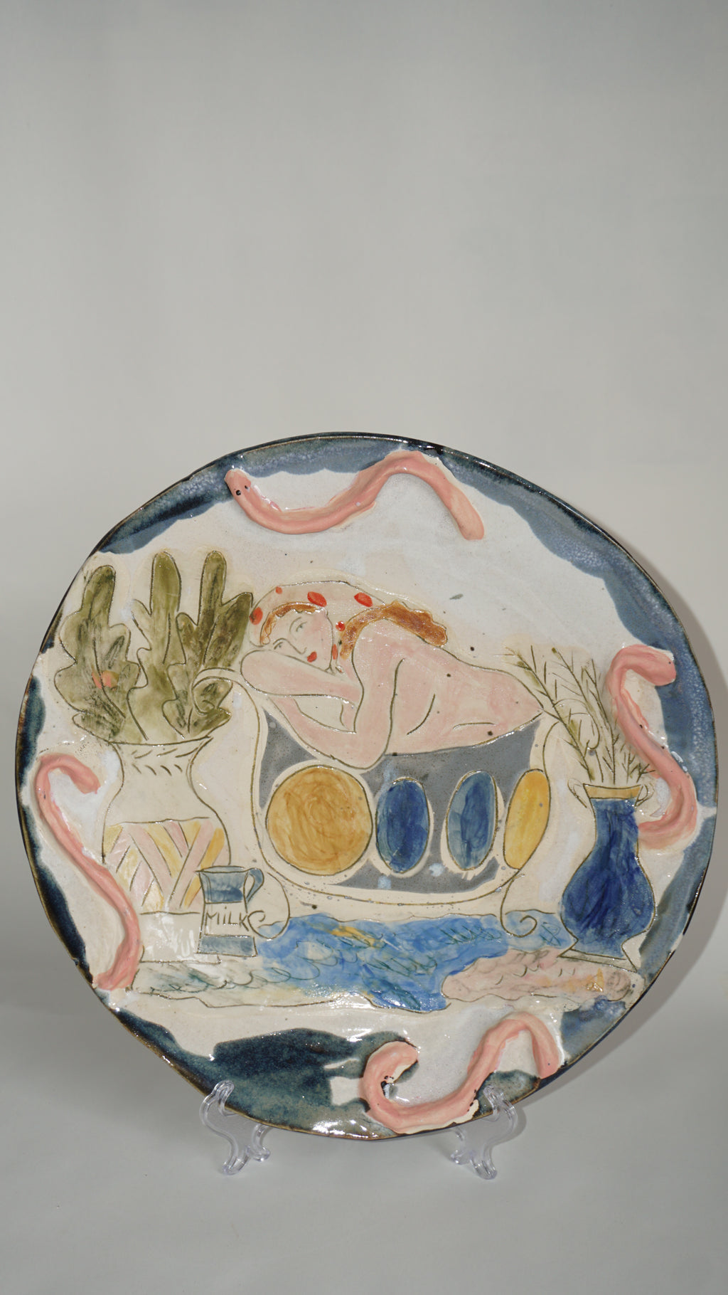 Large Ceramic Serving Plate