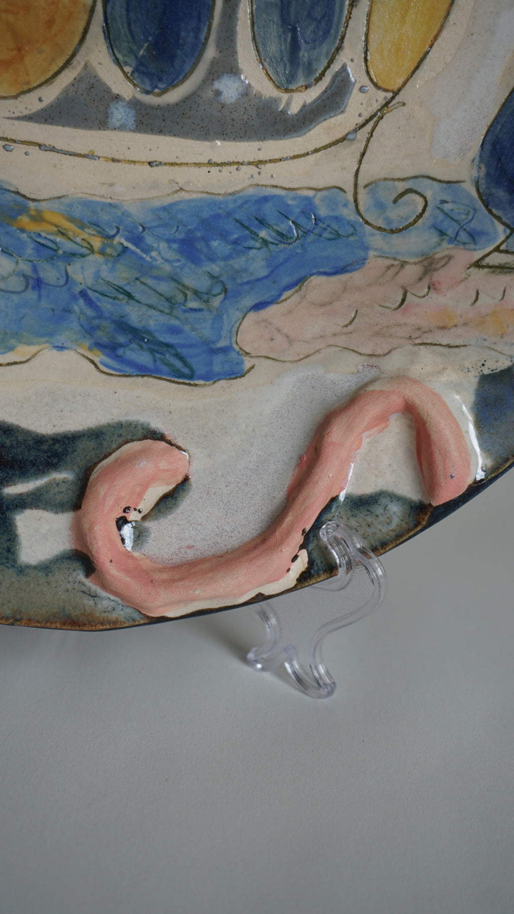 Large Ceramic Serving Plate