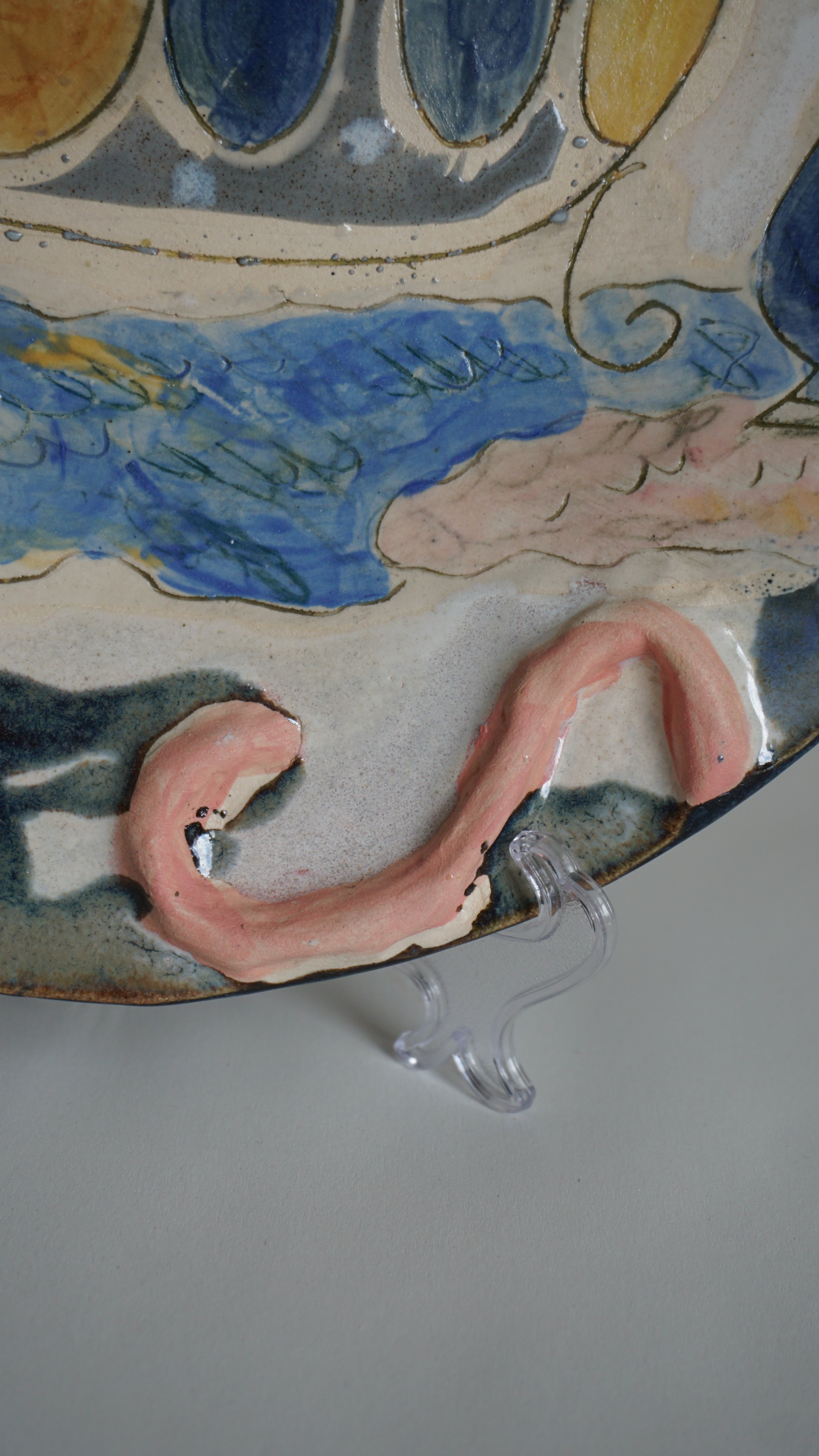 Large Ceramic Serving Plate