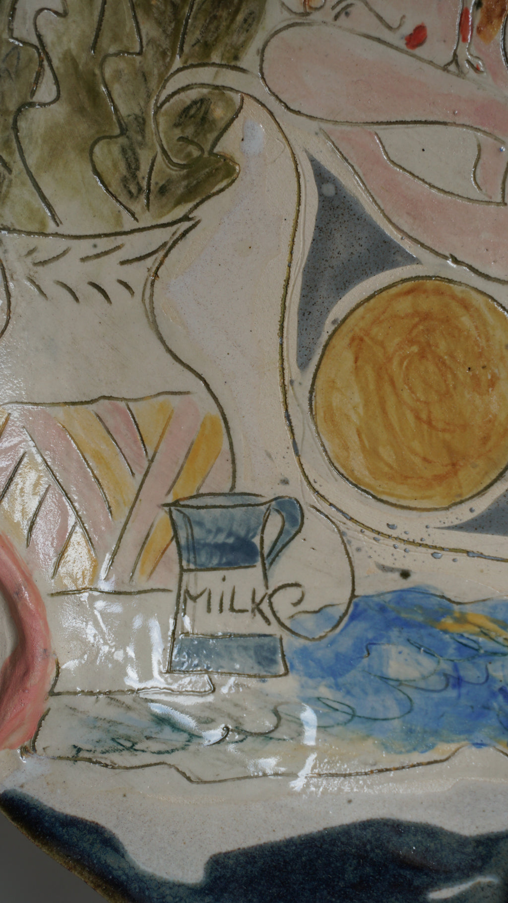 Large Ceramic Serving Plate