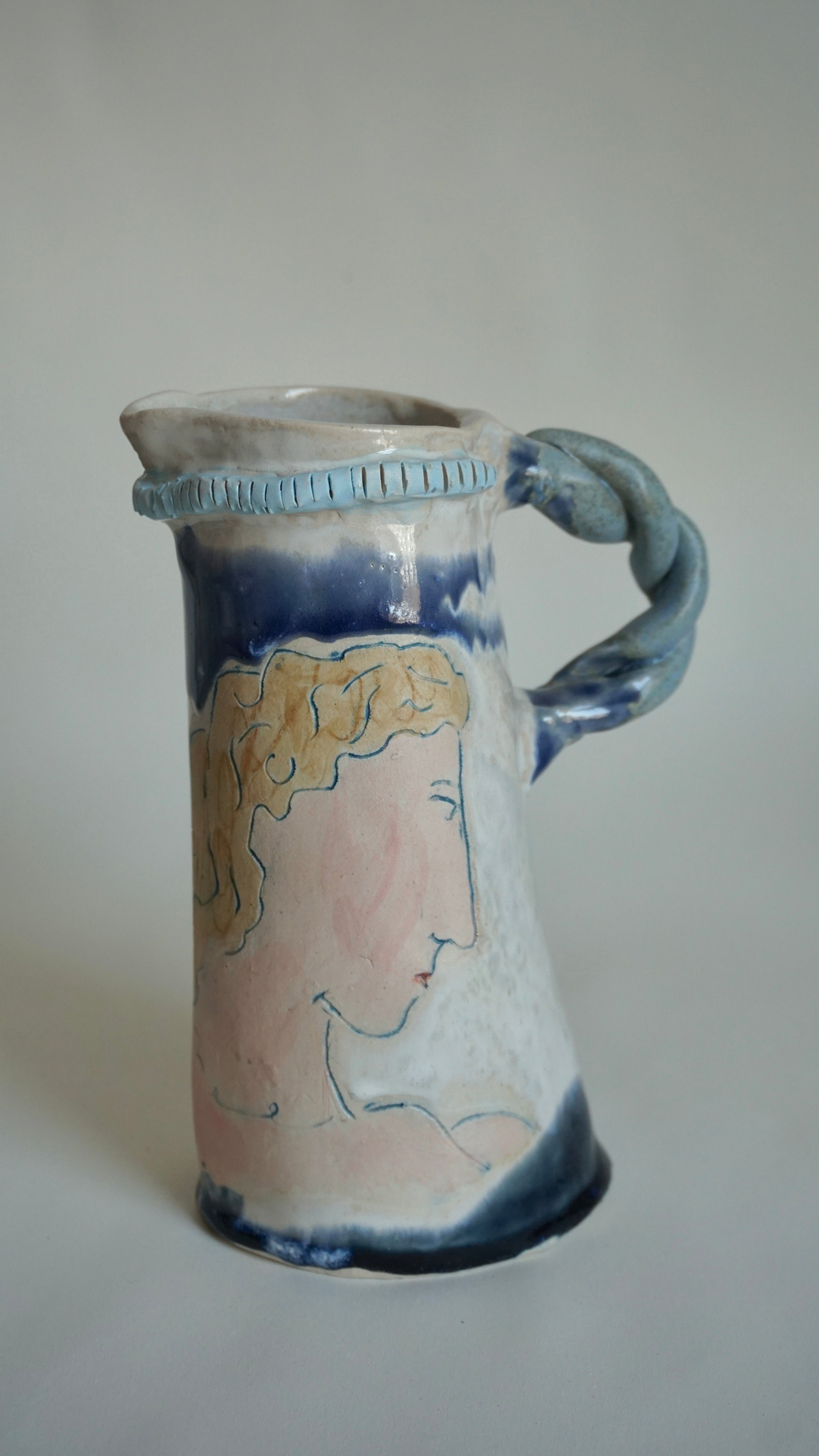 Portrait Muse Ceramic Jug