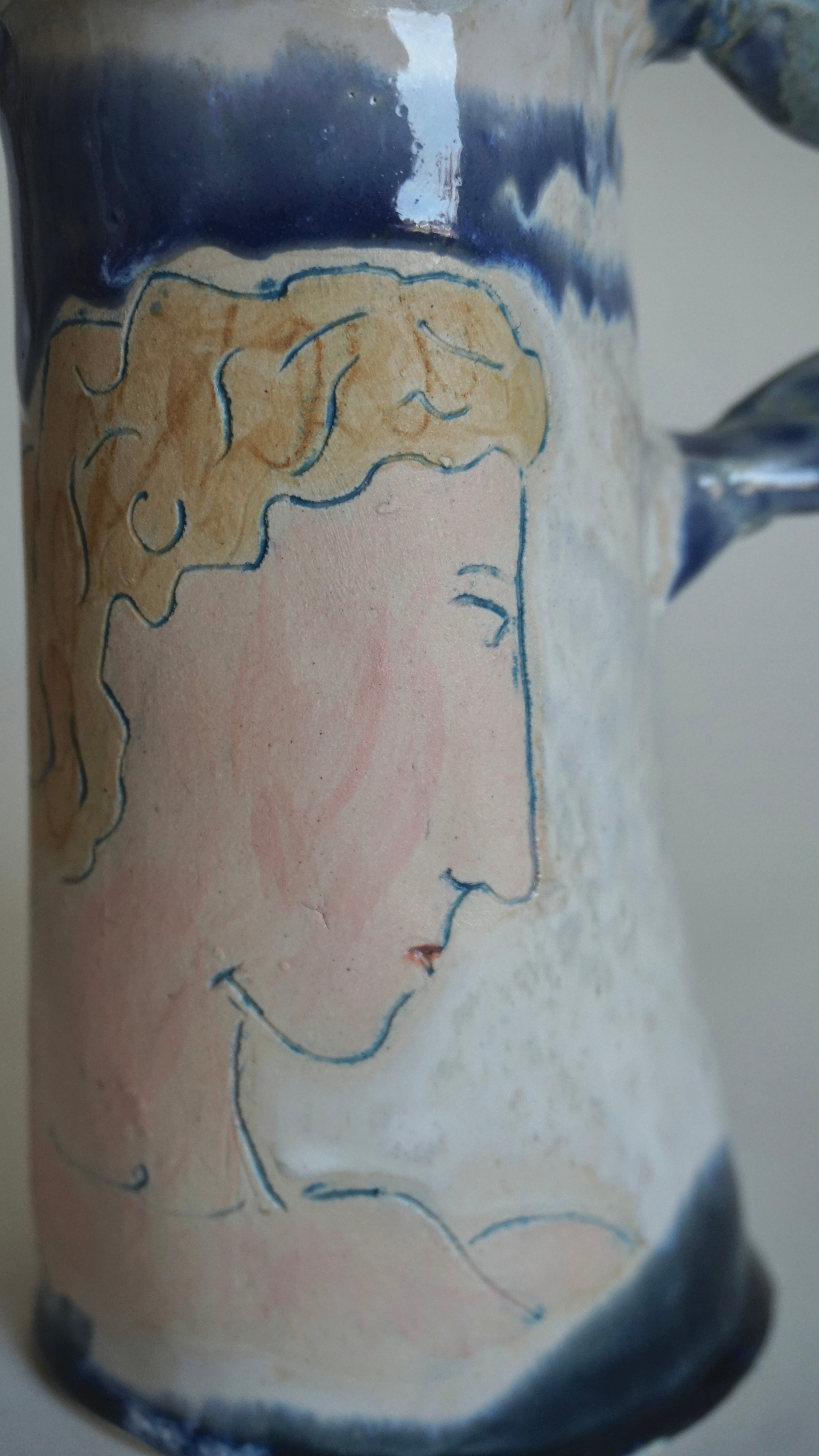 Portrait Muse Ceramic Jug
