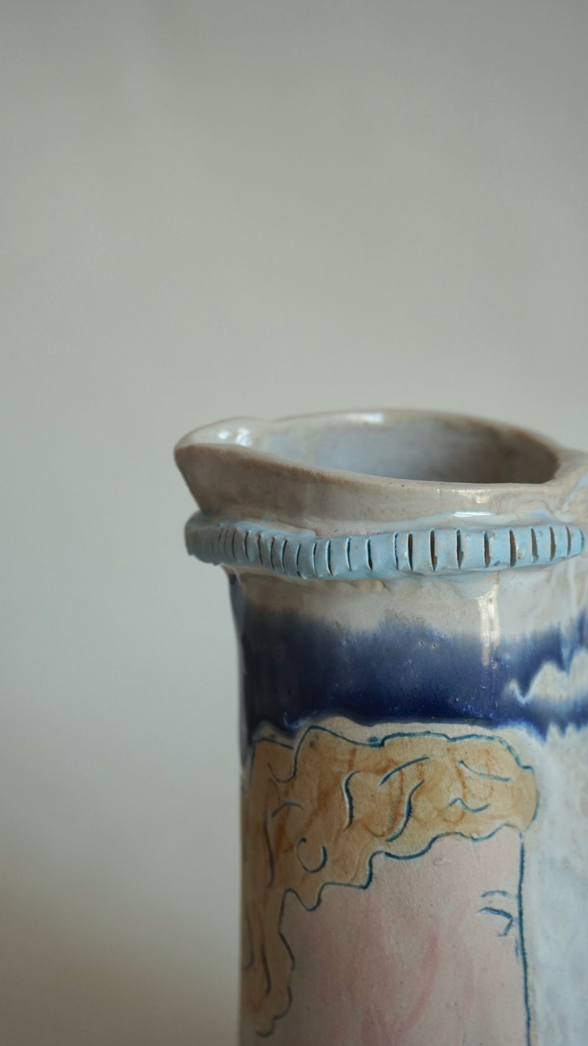 Portrait Muse Ceramic Jug