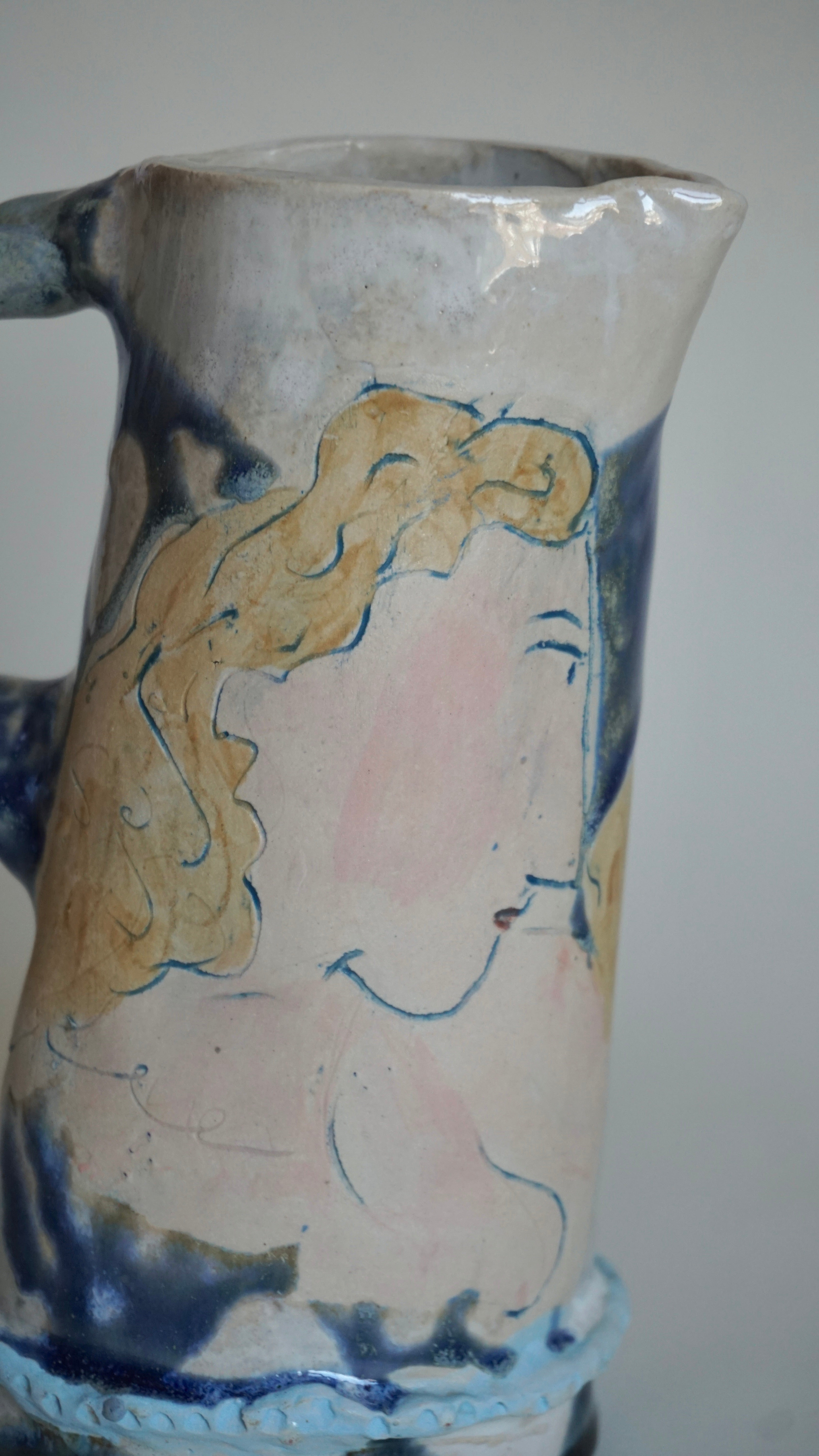 Portrait Muse Ceramic Jug