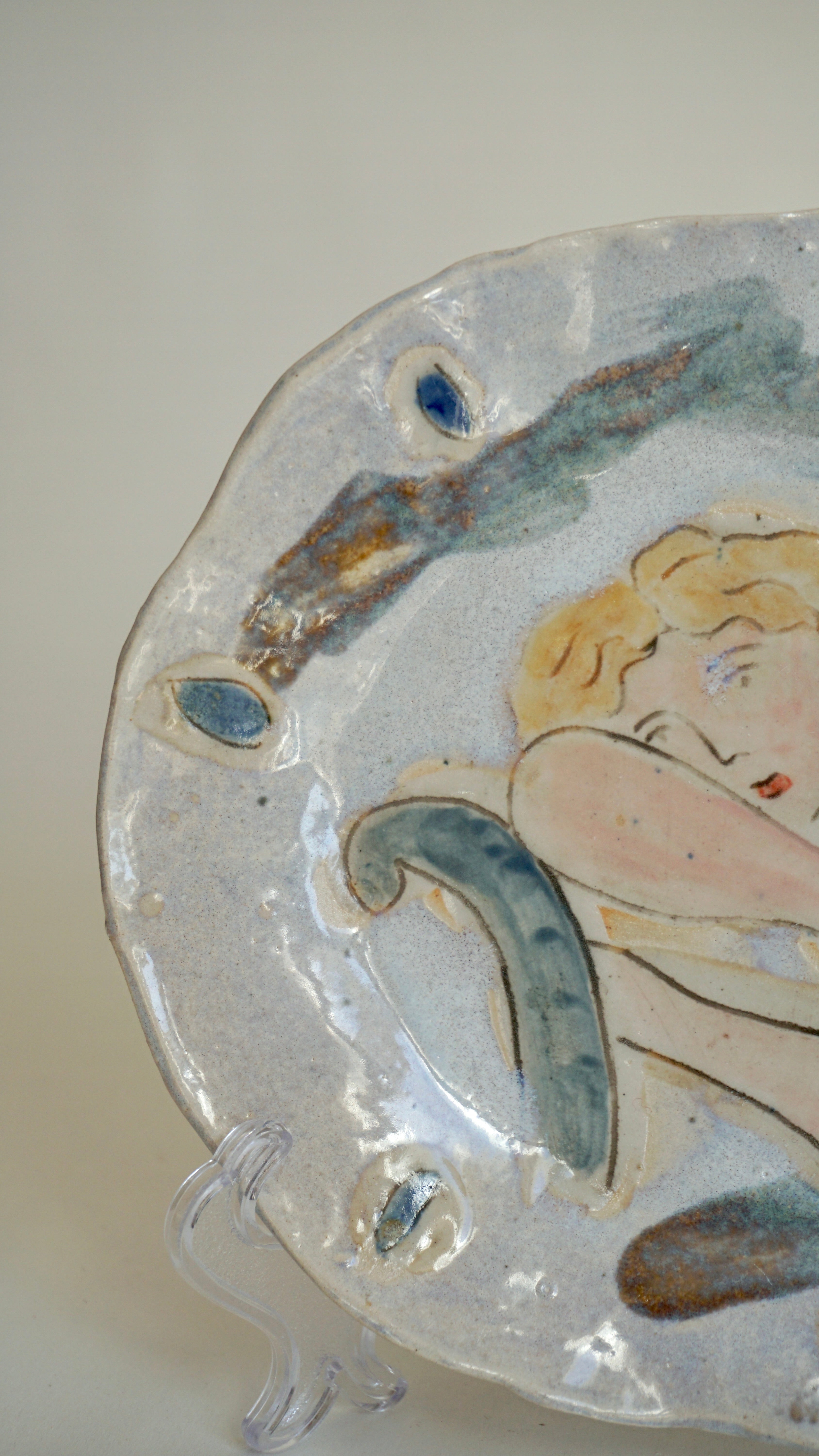 Dreaming Figure plate