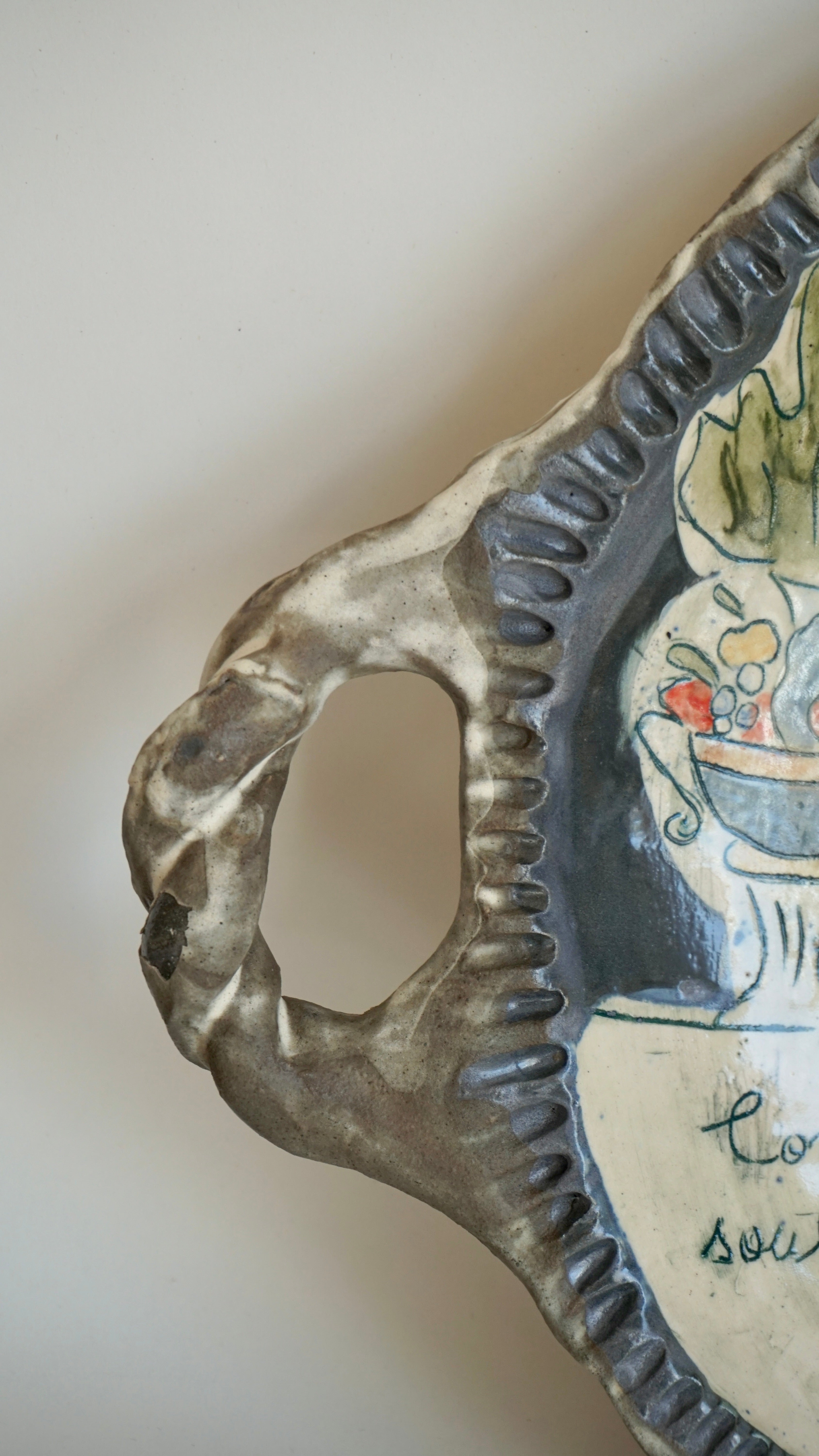 Return to Yourself — Hand-Painted Ceramic Serving Platter