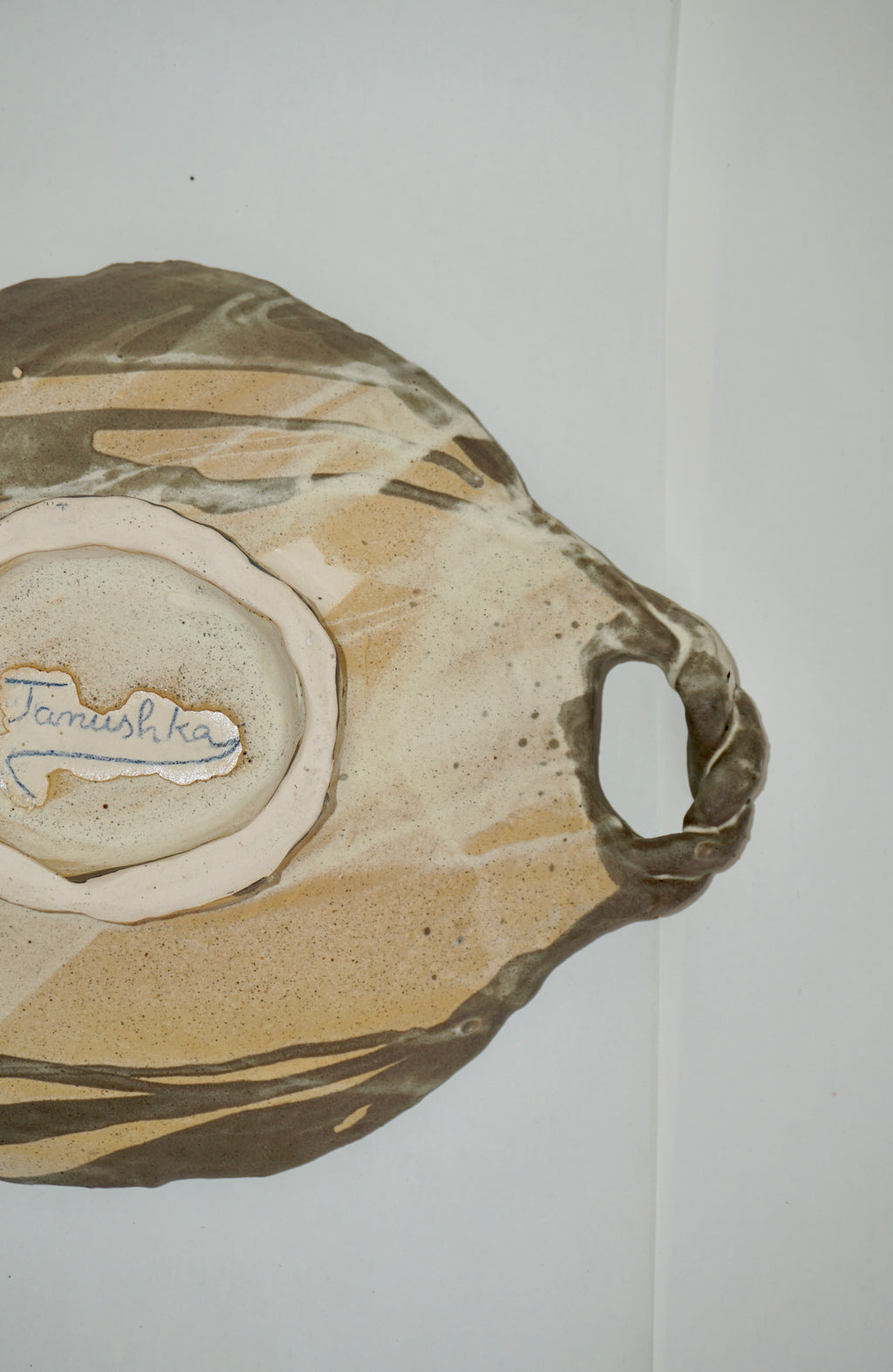 Return to Yourself — Hand-Painted Ceramic Serving Platter