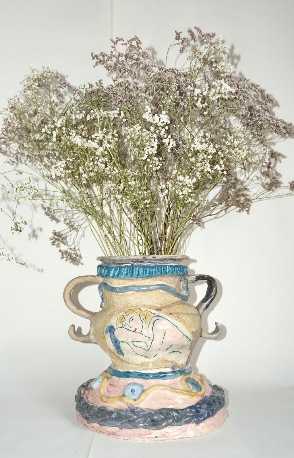 The Resting Soul - Sculptural Ceramic Fruit Bowl & Vase
