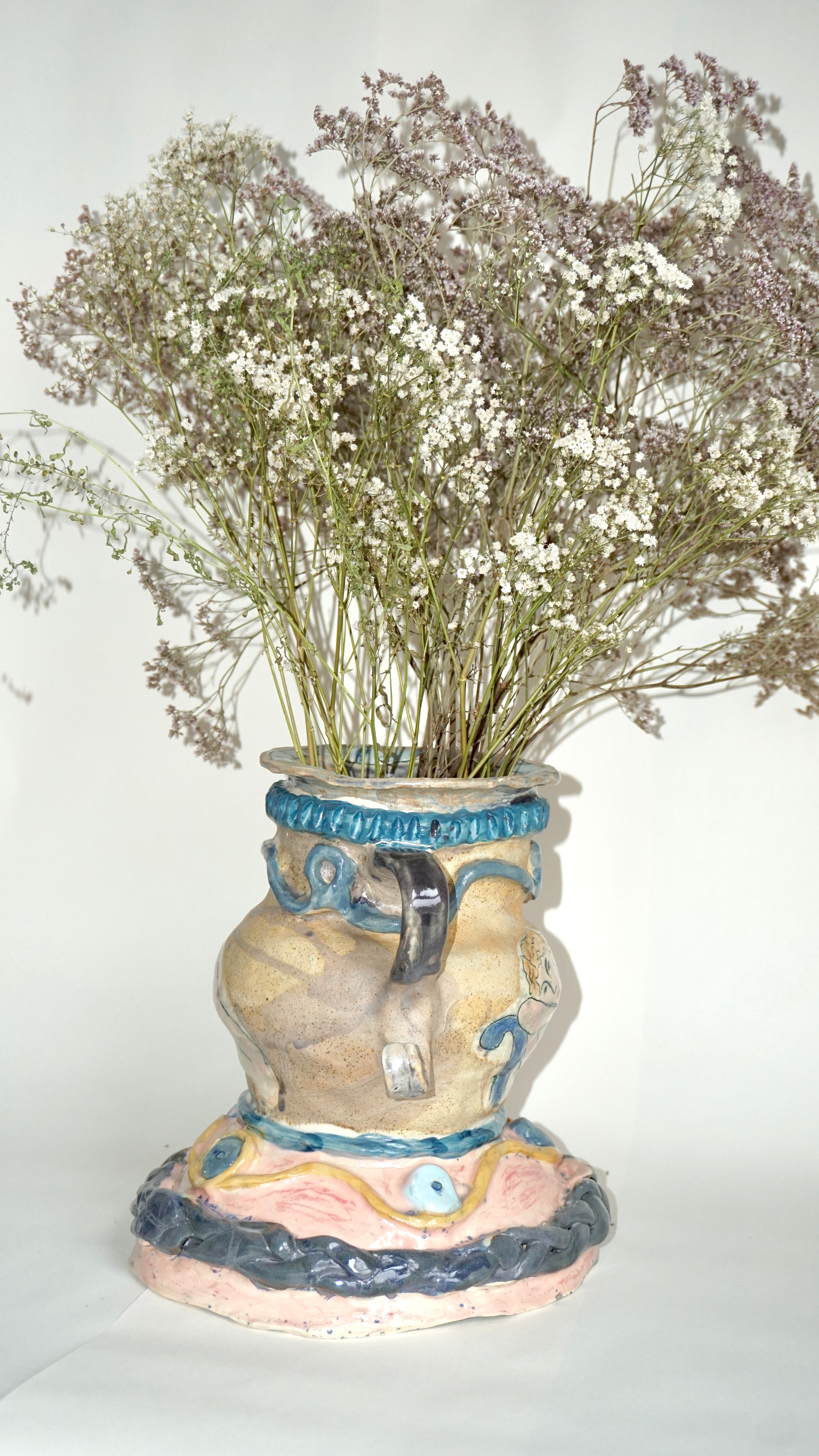 The Resting Soul - Sculptural Ceramic Fruit Bowl & Vase