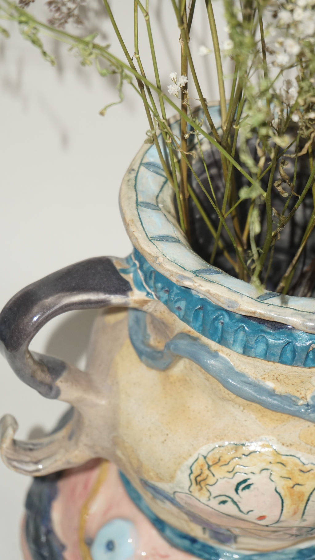 The Resting Soul - Sculptural Ceramic Fruit Bowl & Vase