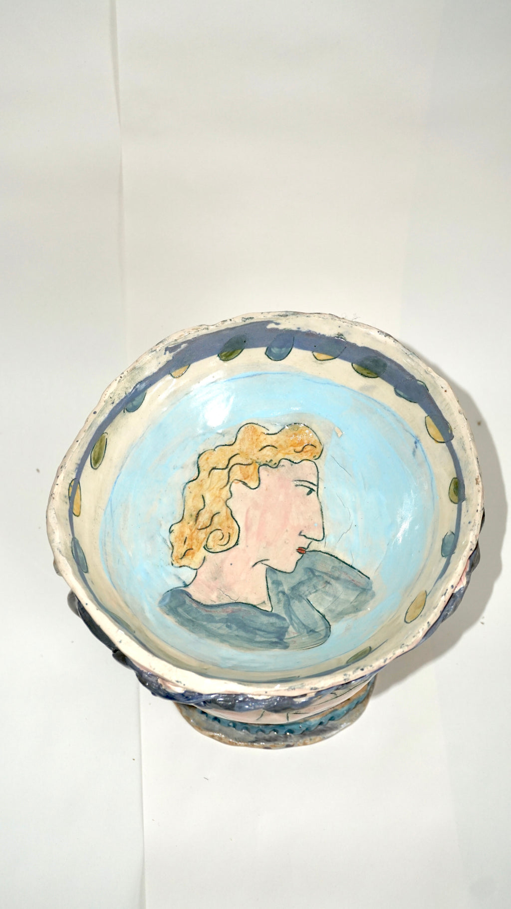 The Resting Soul - Sculptural Ceramic Fruit Bowl & Vase