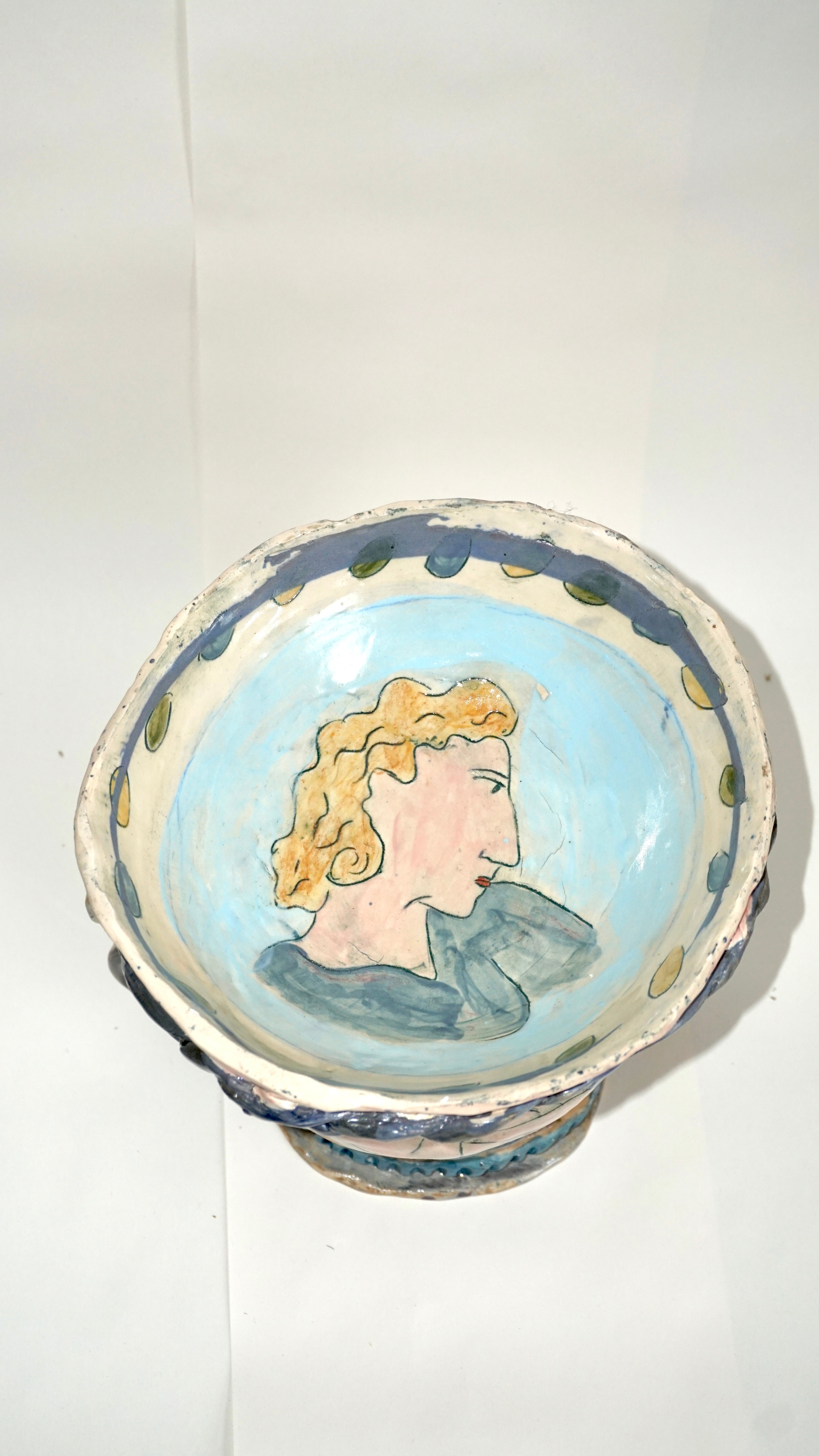 The Resting Soul - Sculptural Ceramic Fruit Bowl & Vase