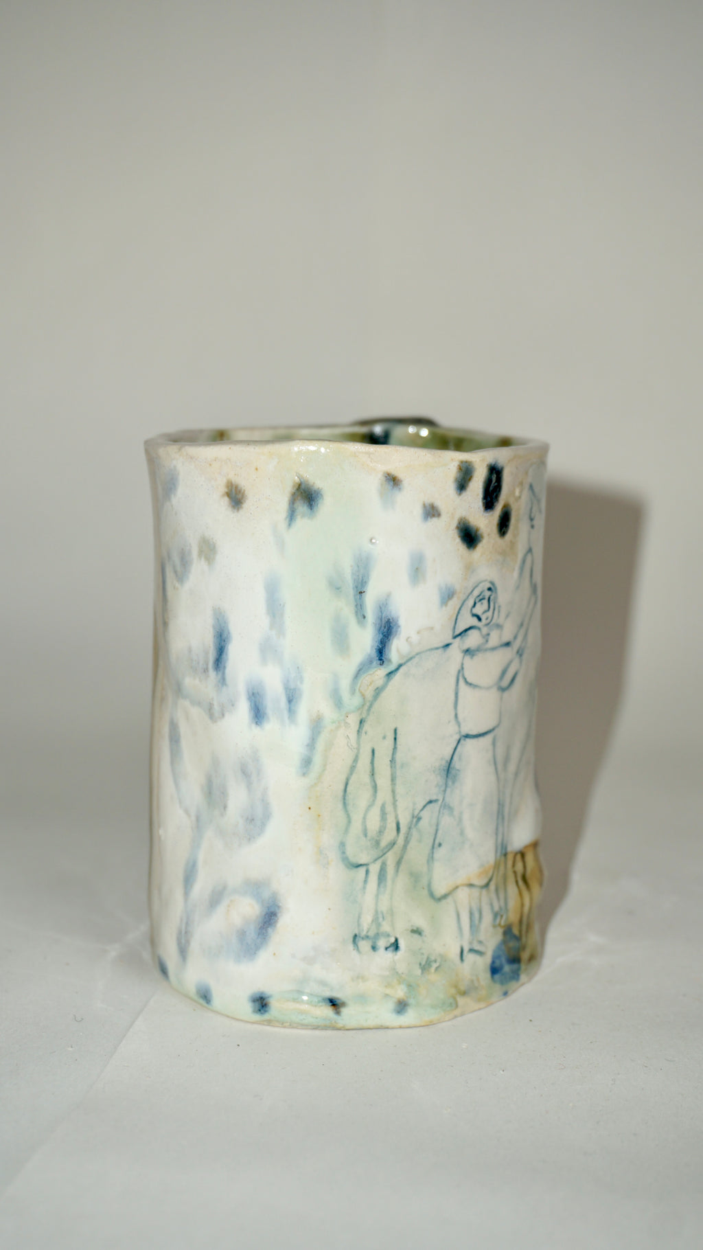 Woman & Horse Coffee Cup