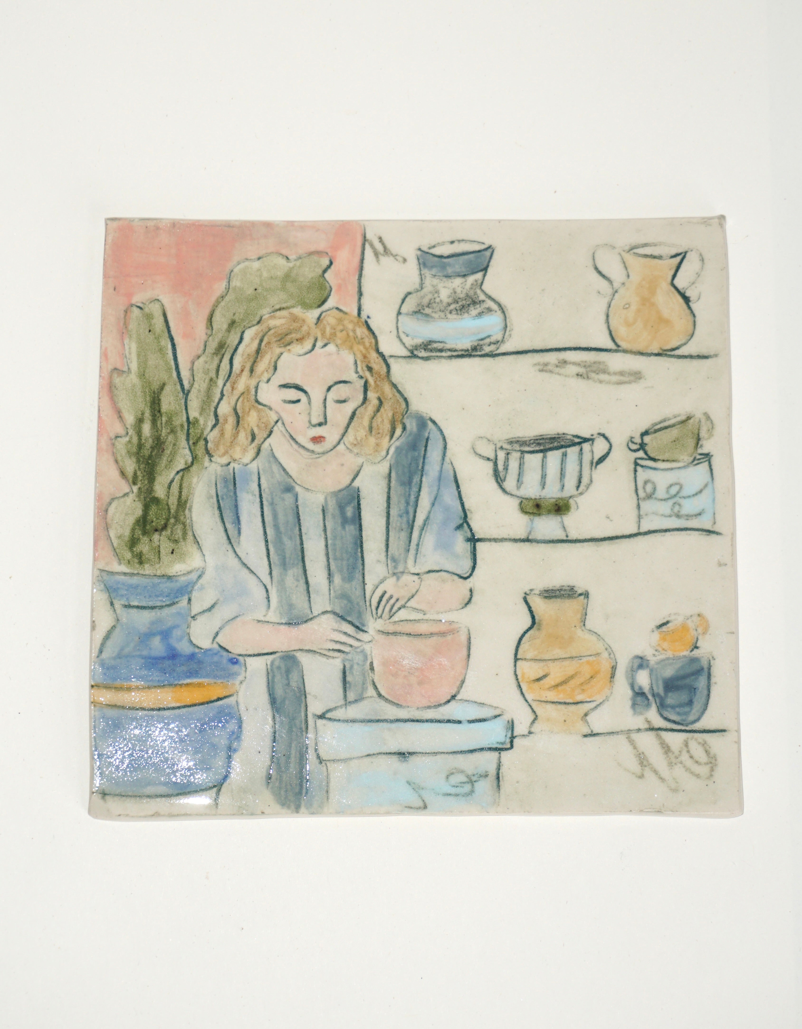 The Maker's Moment | Handmade Ceramic Art Tile