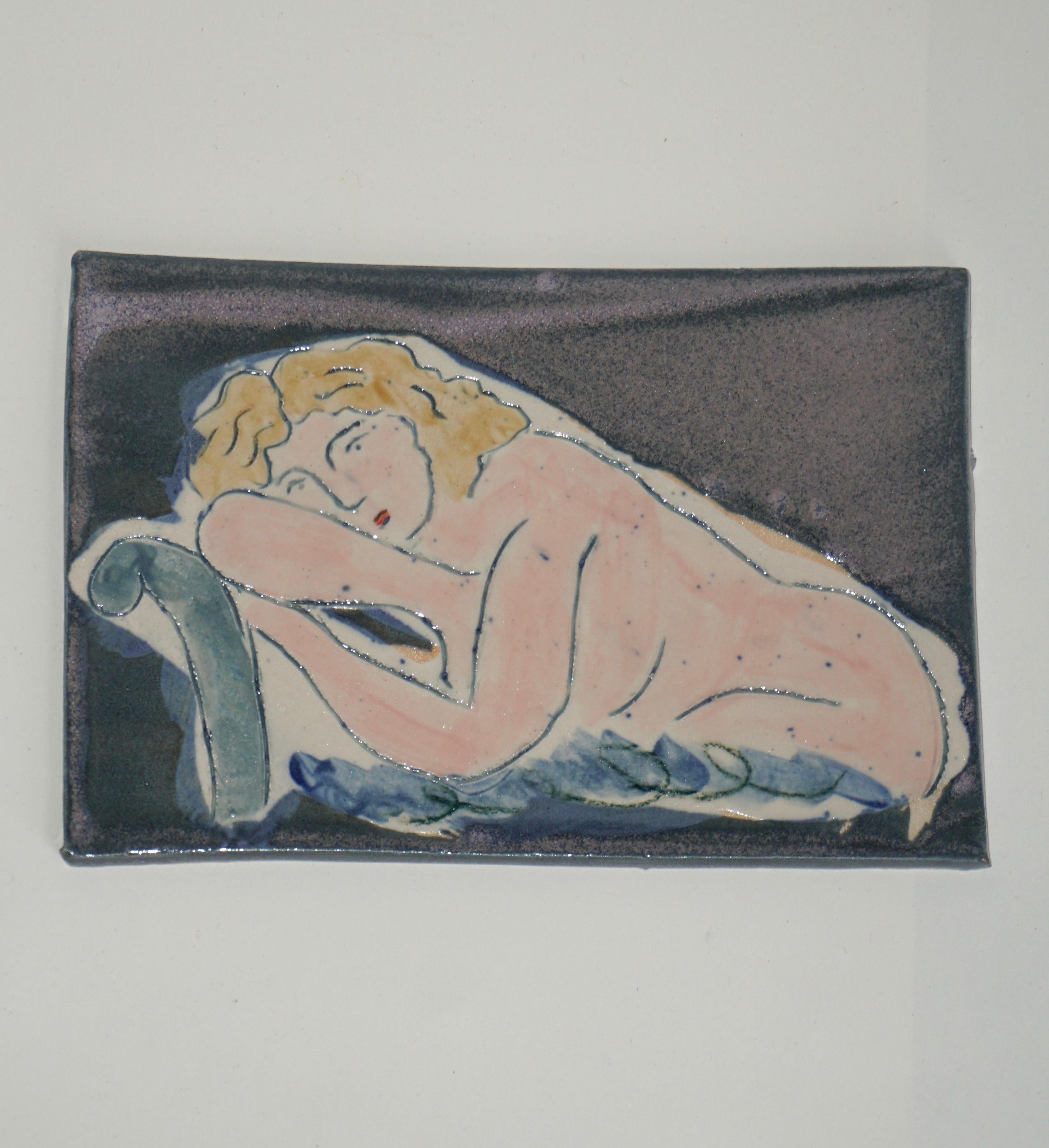 The Quiet Hour Ceramic tile