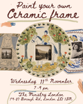 Paint your own photo frame